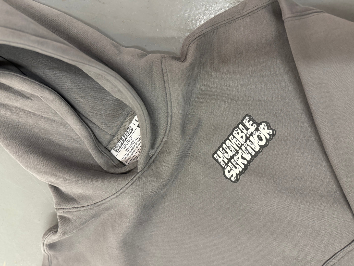 Stealth Grey Tracksuit - Minimalist Oversized Sweatsuit