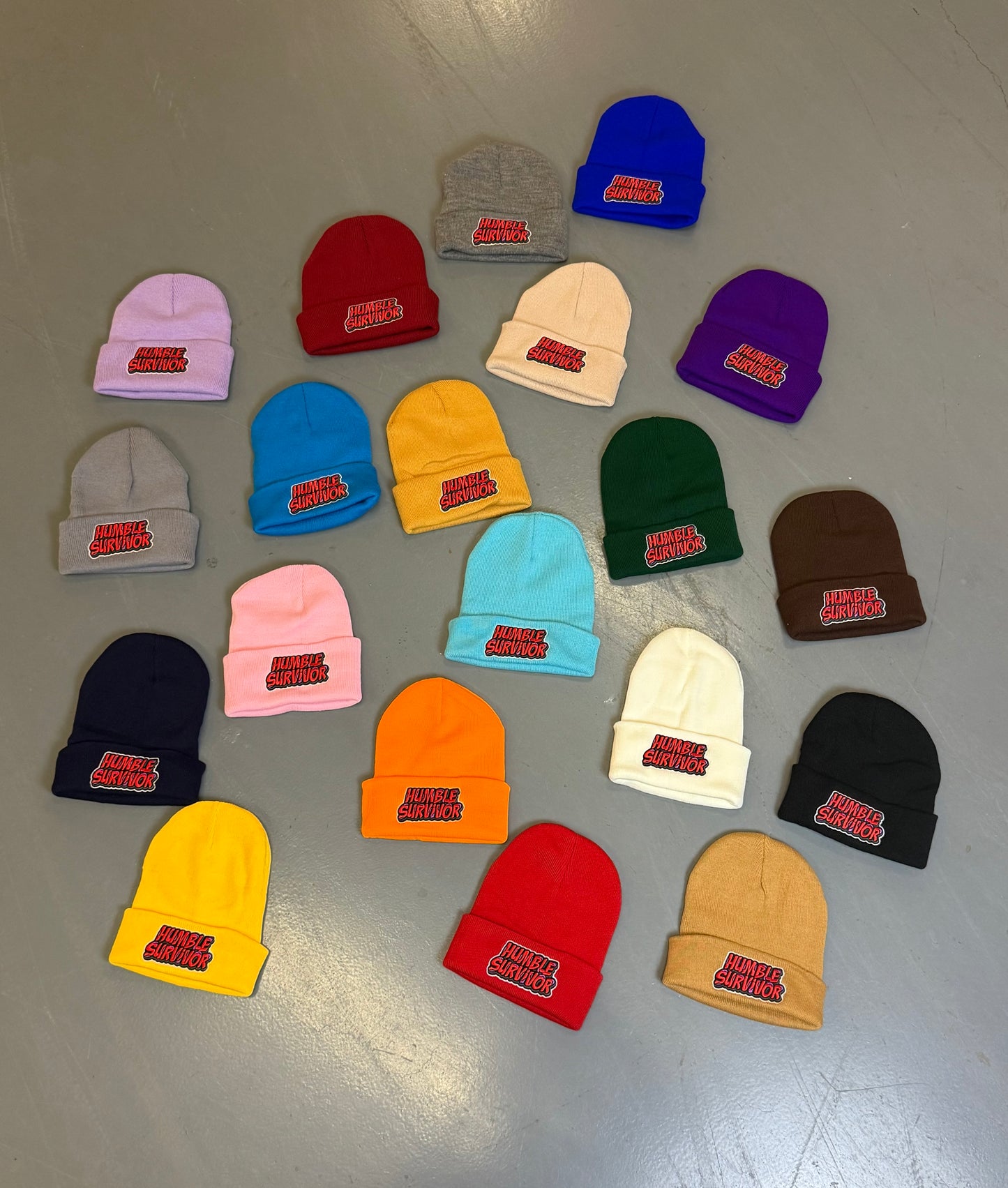 Embroidered Skull Cap - Streetwear Beanie Hat