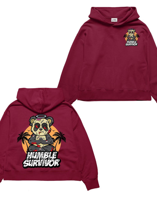 Panda Logo Pullover Hoodie