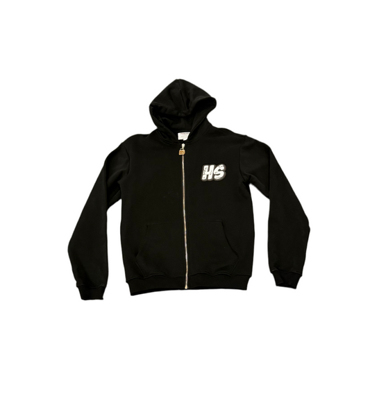 Black Zip-Up Hoodie - Streetwear Zip Hoodie