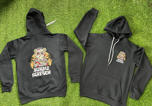 Embroidered Panda Hoodie