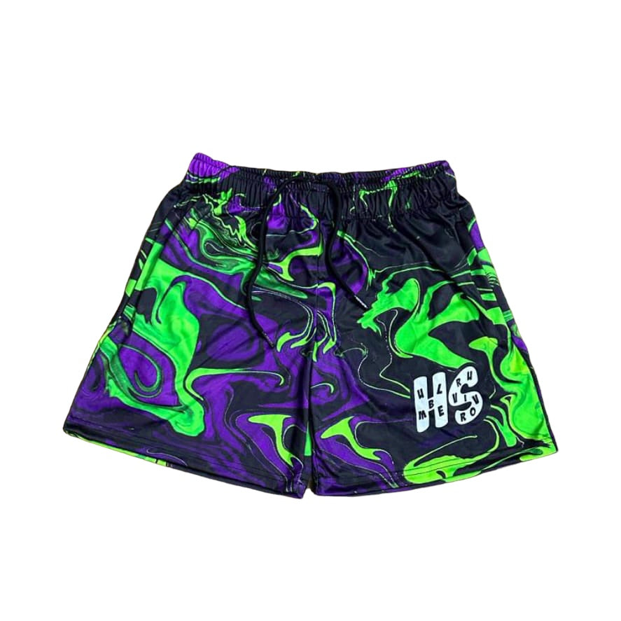 Green & Purple Thermal Energy Shorts